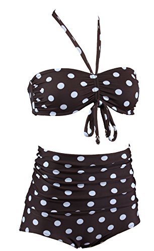 Bikini High Waisted Polka Dots : parfait pour vos après-midis à la plage