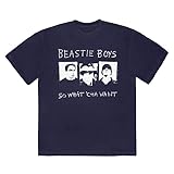 Beastie Boys Men's So What Cha Want T-Shirt Blue Large | Officially Licensed Merchandise