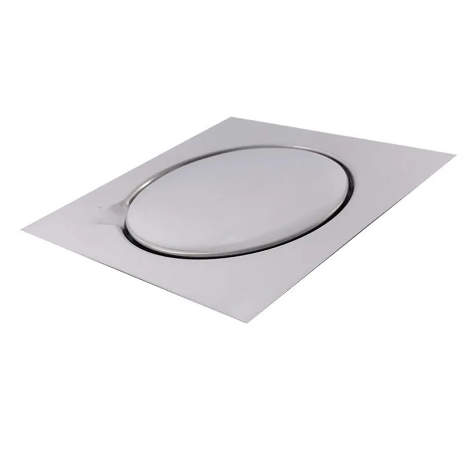 Drain de Douche en Acier Inoxydable 304 Drain de Sol de Salle de Bain 15x15cm Grilles de déchets de Sol carrées 1 pièces