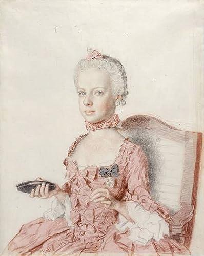 Tableau Maria Antonia d'Autriche 60x90cm pour habiller un mur vide avec un art vintage chic