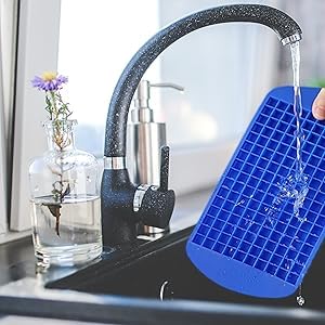 Cubetas mini de silicona para hielo flexibles y duraderas miniatura 7