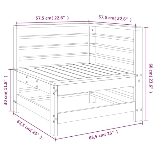 Canapé d'angle modulaire d'extérieur pour optimiser les petits espaces