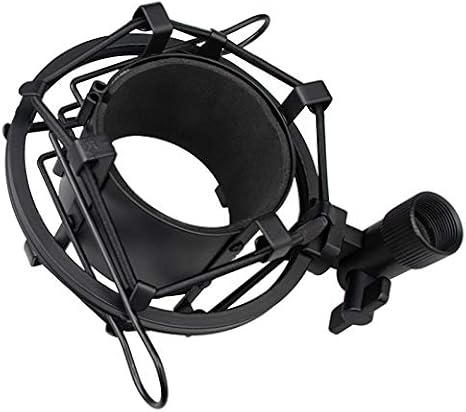 Miwayer Universal Microphone Shock Mount,Most Advanced Cobweb Anti-Vibration Structure Compatible with 1.6-1.8(42-47mm) Large Diameter Condenser Mics, Like CAD U37 USB GLX220 NW-700 MXL770 V250