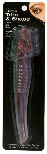 Ardell Brow Trim and Shape Grooming Tool, 3-Count (Pack of 4)