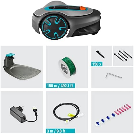 Bild 5 - Gardena Mähroboter SILENO minimo 250 m²: intelligenter Rasenmäher mit optimaler Konnektivität, mit Gardena Bluetooth App programmierbar, DE-Version (15201-20)