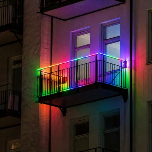 Image of COXO 5 Meters LED Rope Light for Decoration - Waterproof 6 Color Multi SMD Cove Light for Ceiling, Home Decor, LED Pipe Light for Diwali, Festival, Indoor, Outdoor Use (Multicolor, 5 Meter)