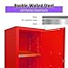 16-Gallon 18.11x18.11x35.5in Flammable Liquid Storage fire Cabinet - Double-Wall Steel Fire Proof Box with 3-Point Lock & Ventilation, Metal Storage Cabinet for Industrial & Scientific Facilities 301