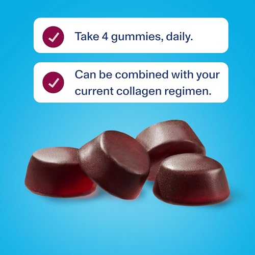 Vital Proteins Collagen Gummies, 2.5g of Clinically-Tested Collagen for Hair, Skin, Nails & Wrinkles, 120 ct Bottle, Pack of 2, Raspberry Flavor