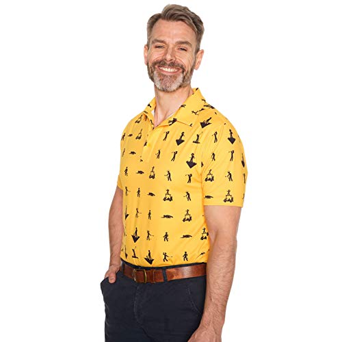 Image of Royal & Awesome Funny Golf Shirts for Men, Mens Golf Shirt, Crazy Golf Shirts for Men, Fun Golf Polos for Men, Mens Polo Golf