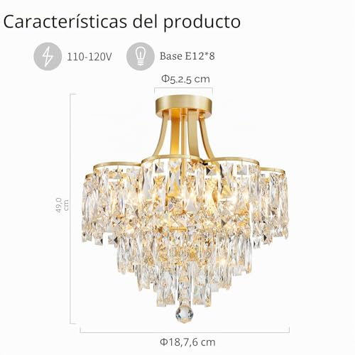 Lámpara de techo flushmount compacta para techos bajos en pasillos y dormitorios 2