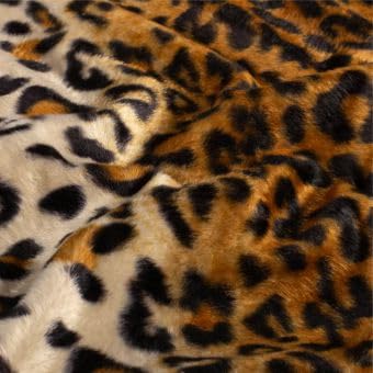 Velour bedruckt Tiermotive Kunstfell 0,5m Kurzhaarfell Leopard Tieger Zebra (Leopard-Rost) Velour bedruckt Tiermotive Kunstfell 0,5m Kurzhaarfell Leopard Tieger Zebra (Leopard-Rost)