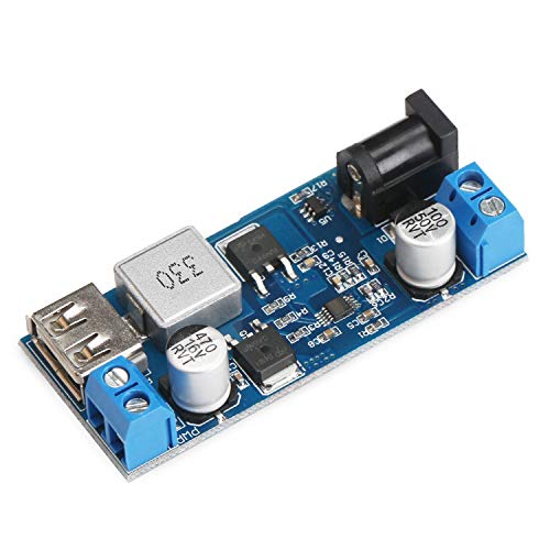 Image of REES52 12v to 5v 5A Converter, Buck Regulator DC 9V-36V Step Down to DC 5V-5.3V Voltage Power Inverter Module 36V 24V 12 V 9V to 5.2V 3.5-6A Volt Transformer with USB Port