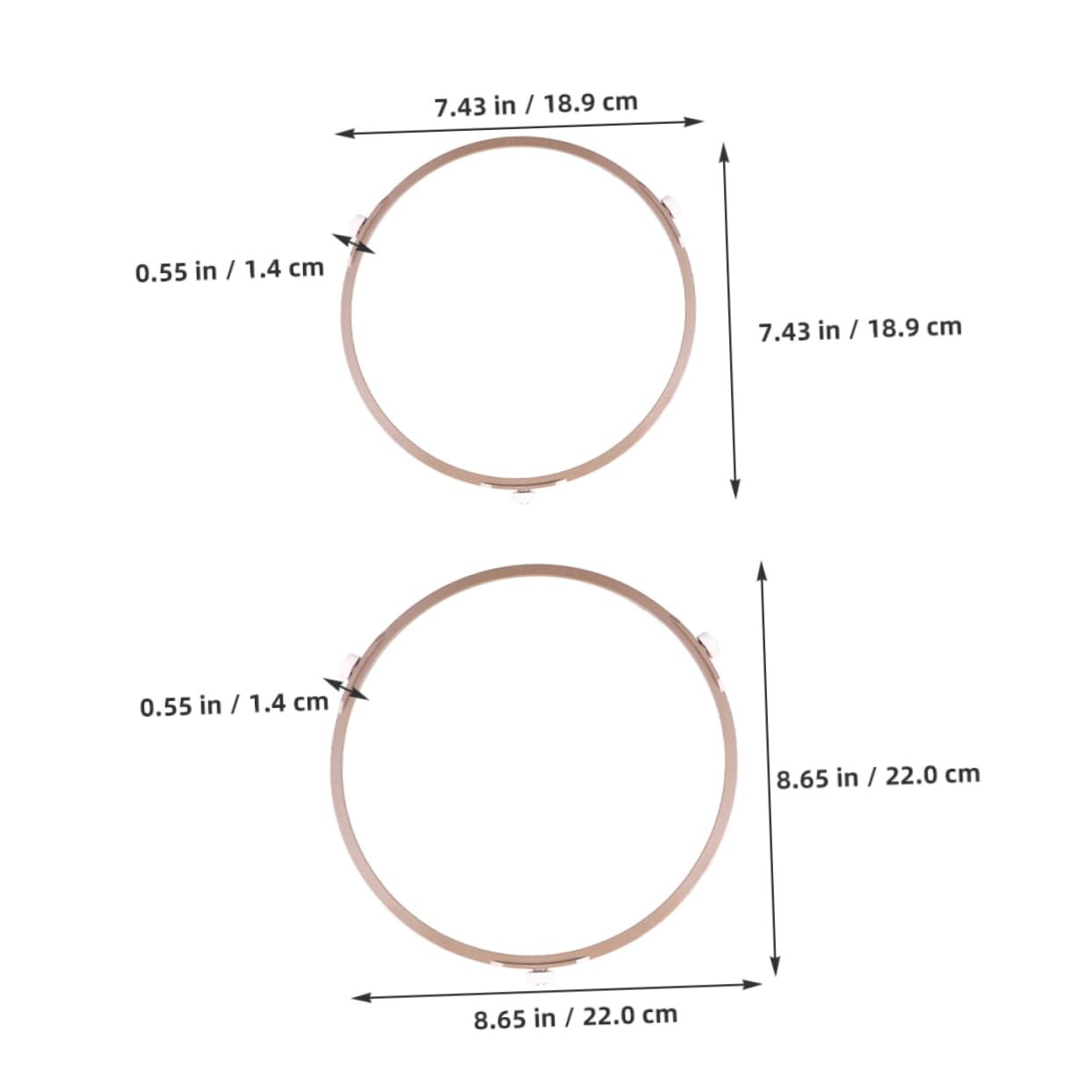 DOITOOL 2pcs Microwave Turntable Ring Turntable Ring for Microwave Oven Microwave Oven Turntable Holder Microwave Oven Tray Turntable for Microwave Turntable Replacement Wheel Plastic