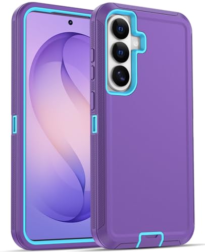 Jelanry for Samsung Galaxy S26 Case Heavy Duty & Rugged Protection, Purple