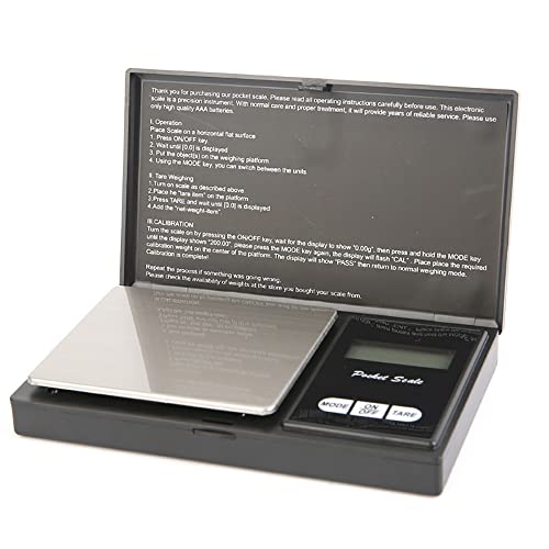 Báscula Digital Mini de Bolsillo 500g x 0.01g miniatura 1