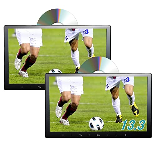 Amazon.co.jp: G-FACTORY 13.3インチ 2台セット 大画面 リアモニター