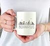Andaz Press 11oz. Ceramic Coffee Mug Gift, Indianapolis, Colorful City Skyline Graphic, 1-Pack, Christmas, Birthday Gift Ideas Family Coworker Him Her, Includes Gift Box #3