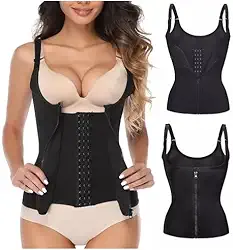 Cinta Modeladora Com Ziper Feminina Abdominal De Dupla Compressão Modelador Corporal Redutora Para Reduzir Medidas