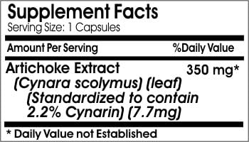 Miniatura 2 de Naturetition Supplements Extracto de alcachofa 350mg  200 cápsulas - Sin aditivos