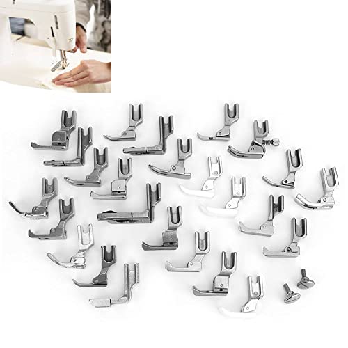 Set de 25 piezas de prensatelas para máquina de coser miniatura 1