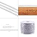 Pandahall 82 Feet/25M Soldered 304 Stainless Steel Curb Chains 4x3x0.6mm Stainless Steel Color Plated for Jewelry Making