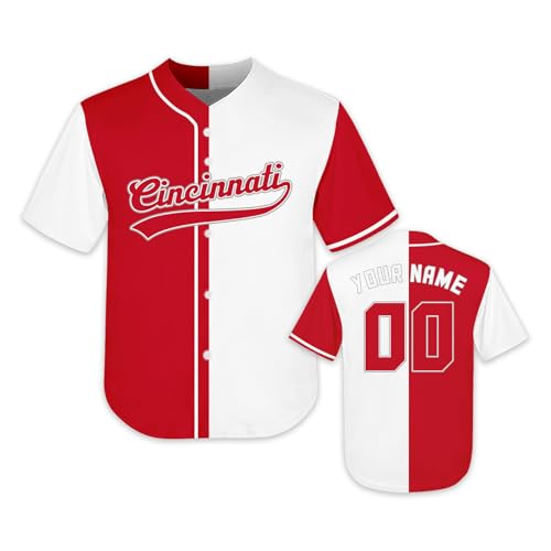 Kids Custom City Baseball Jersey Personalized Name Number for Boy Girl Youth Fans Gifts Baseball Shirt S-XL