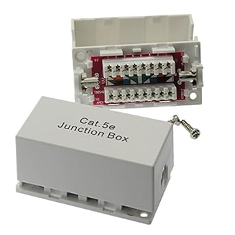 ACCL Cat.5E Junction Box, 110 Punch Down Type, 10 Pack