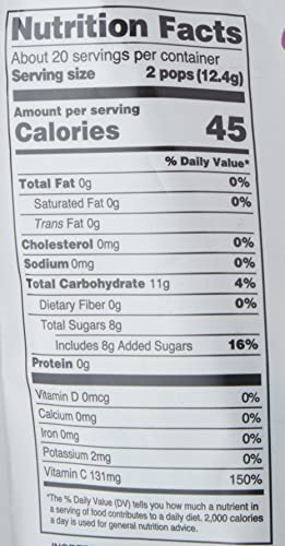 Yumearth Organic Fruit Flavored Vitamin C Pops Variety Pack, 40 Lollipops, Allergy Friendly, Gluten Free, Non-Gmo, Vegan, No Artificial Flavors Or Dyes #TOP6