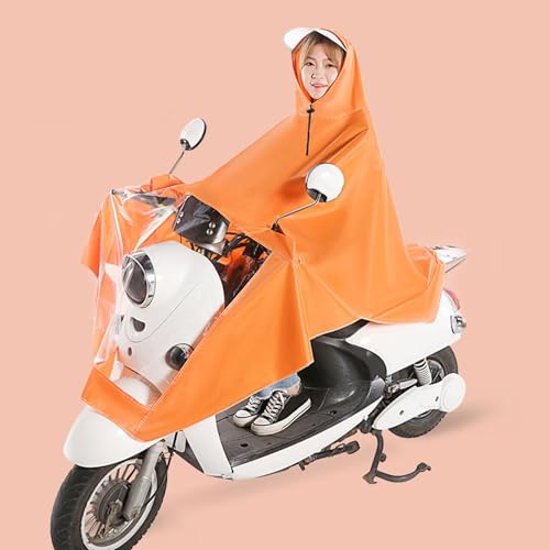Capa de Chuva para Bicicleta Elétrica, Poncho de Chuva Leve à Prova D'água, Capa de Chuva Respiráve