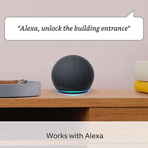 Ring Intercom by Amazon | Intercom upgrade, Two-Way Talk, Remote Unlock, Auto-Verify + All-new Echo Dot (5th generation) smart speaker with Alexa | Charcoal