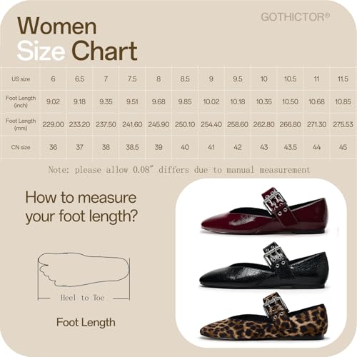 Image of Gothictor Women's Mesh Ballet Flats Round Toe Leopard Mary Jane Shoes Women | Cushioned Comfort, Easy to Style, Buckle Strap, Cheetah Print, Ballerina, Breathable, Wide Width, Non-Slip, Dressy Casual