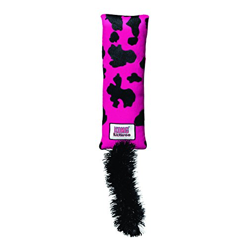 KONG Kickeroo Pattern No.2 Catnip Toy, Colors Vary, Cow