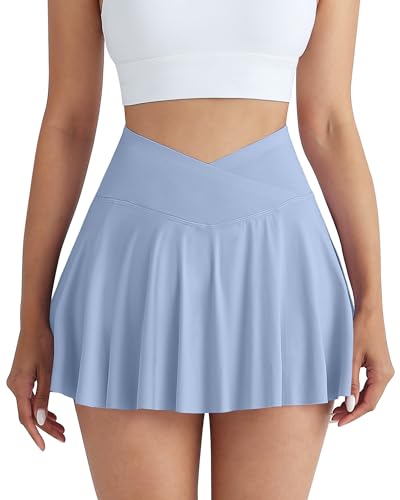 Jupe-Short Sport Ashworth Femme Bleu Taille 8 - Golf Tennis