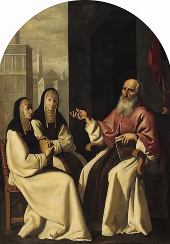 Toile Saint Jérôme Francisco De Zurbaran pour déco chambre à coucher