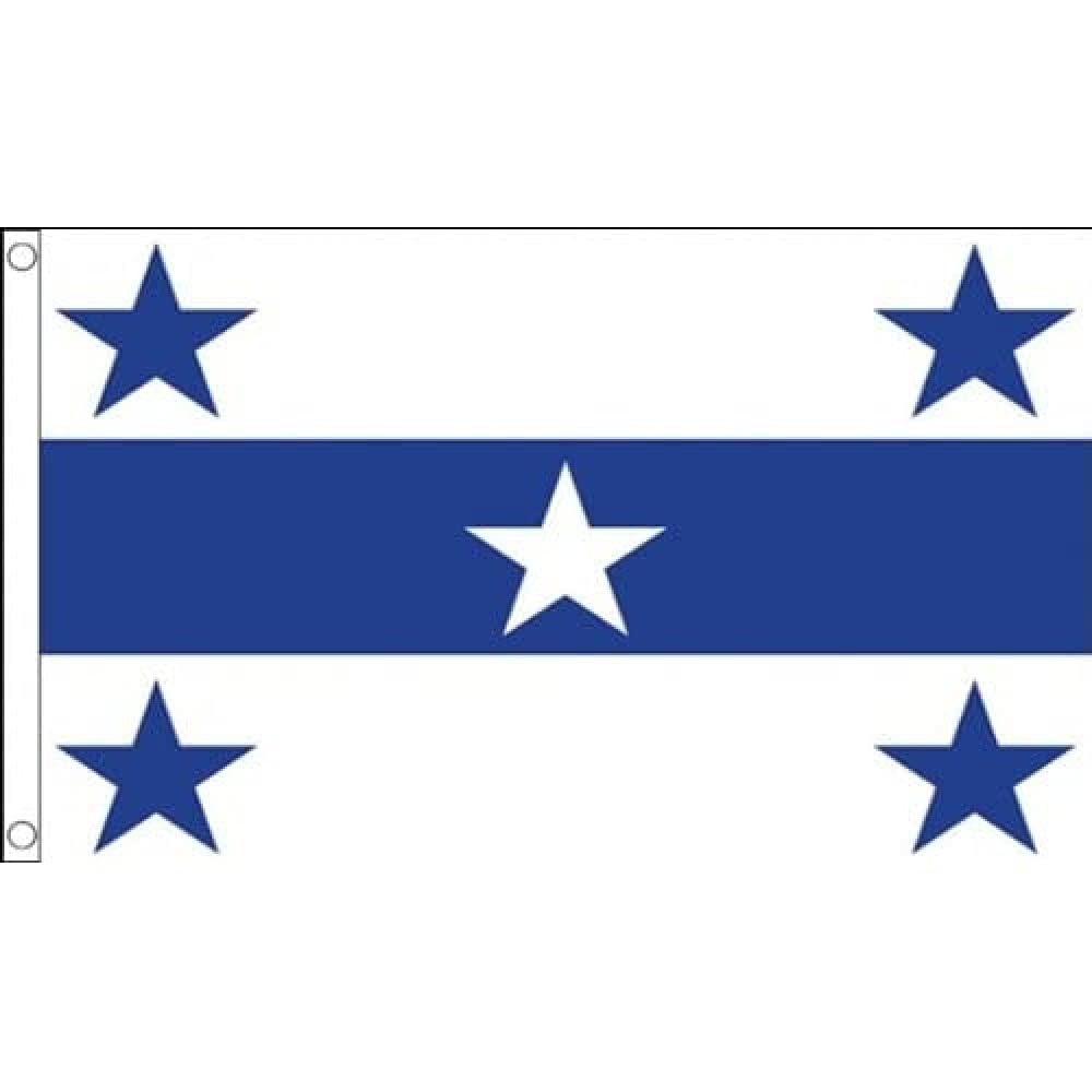 AZ FLAG - Gambier Islands Flag - 2x3 Ft - 100D Polyester French Polynesia Banner with Two Metal Grommets - Fade Resistant - Vivid Colors - 2' x 3' Feet - 90x60 Cm