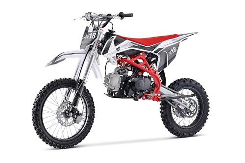 Image of HHH 125cc Dirtbike X18 Dirt Bike DB X18 Racing DB18 Dirtbike 125cc 4 Speed Manual Clutch and Big Size Tires 17 /14 inches