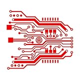 Rouge Sticker mural en vinyle autocollant, design haut de gamme. Dimensions :34x38cm / 13.4x15inch,Veuillez choisir la taille adaptée pour un effet visuel optimal.