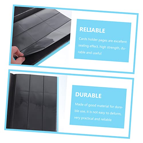 Toyvian 3 Pçs Livro De Cartão Cartões Esportivos Mangas Photocard Mangas Álbum Para Mini Fotos Manga