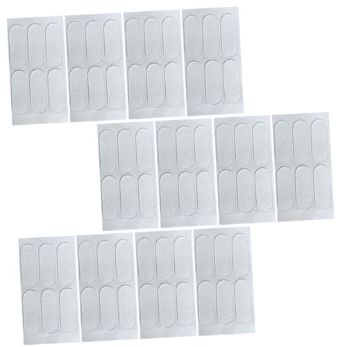 IWOWHERO 12Sheets Transparent Silicone for Protruding Ears Discreet Ear Correctors Vertical Ear Patches Comfortable Cosmetic Ear Support