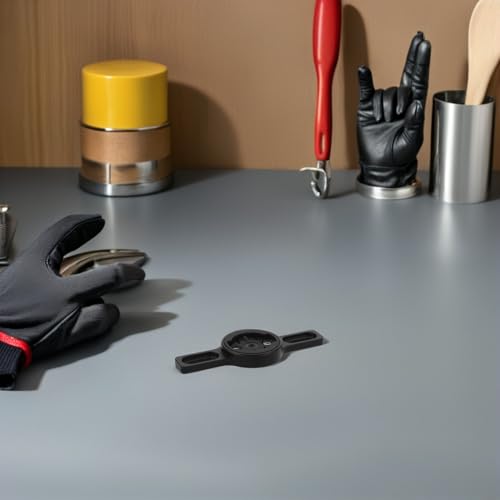 Soporte para luz trasera de bicicleta negro metálico de montaje estable para MTB 4