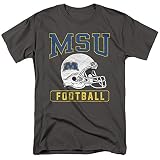 Morehead State University Official Football Unisex Adult T, Charcoal, M