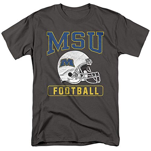 Morehead State University Official Football Unisex Adult T Shirt, Charcoal, X-Large