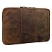 Produktbild STILORD 'Wilson' Laptop Tasche 13,3 Zoll Leder für MacBook Vintage Notebooktasche für 13 bis 14 Zoll MacBooktasche Tablettasche Konferenzmappe DIN A4 Echtleder, Farbe:mittel - braun
