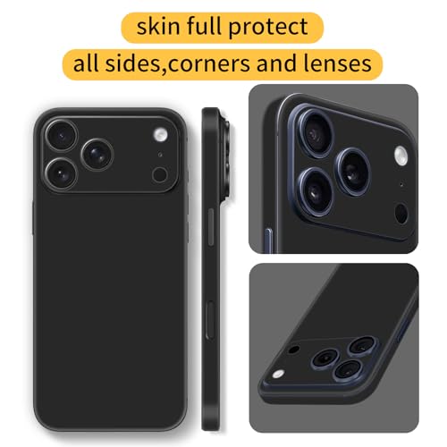 Protector de vinilo iPhone 17 Pro Max colorido trasero con adhesivo 3M de alta resistencia 3