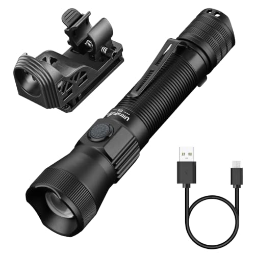 ULTRAFIRE E5 Rechargeable Tactical Flashlight with Holster for Police