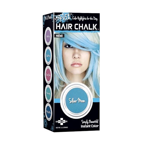 Splat Silver Moon Hair Chalk, 1 Compact, Vegan & Cruelty Free