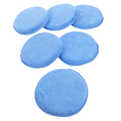 TOPBATHY 6piezas Esponjas para Pulir Coches Almohadillas De Esponja Reutilizables para Aplicar Cera El Detallado De Automóviles Cuidado del Vehículo El Garaje