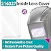 20 Pcs 216327 Inside Cover Lens Replacement Fits for Miller Elite, Digital Elite, T94 and Titenlum 9400/9400i/9400XL Welding Helmets, Flexible & Long-lasting, Clear