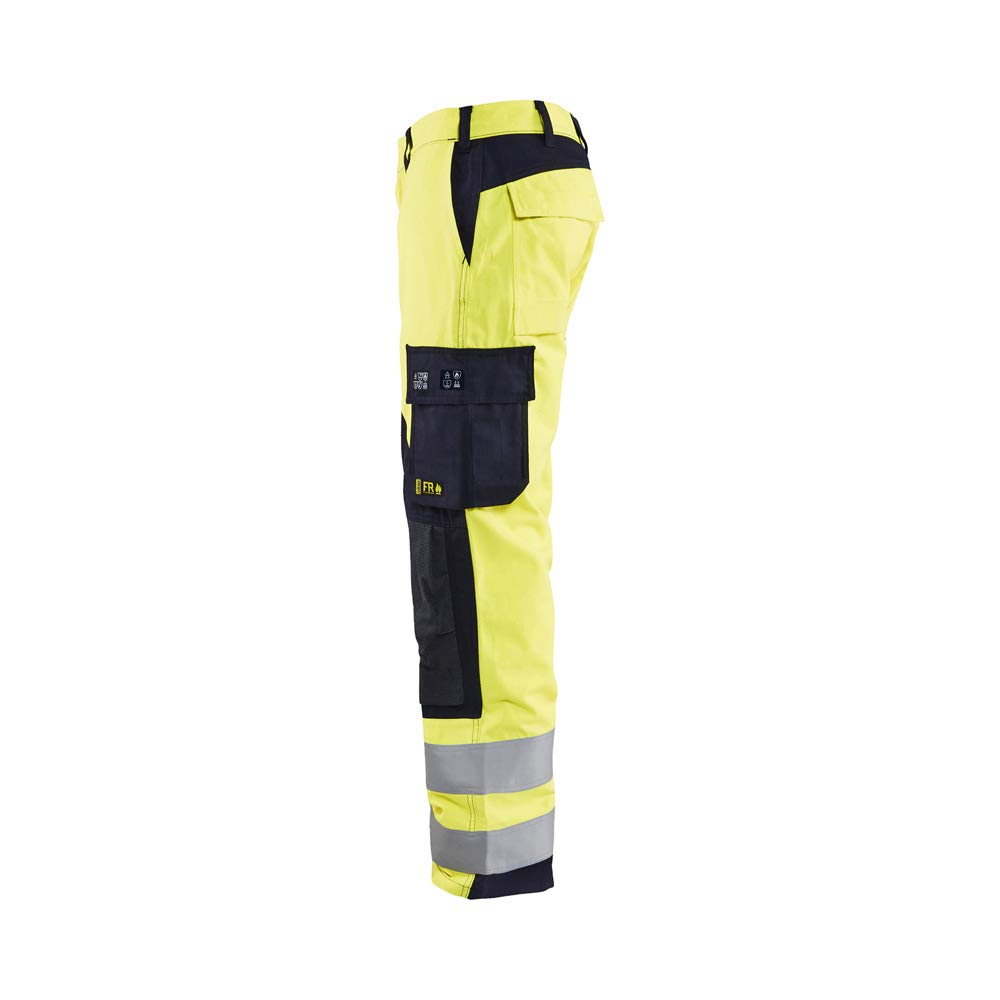Blaklader 158815123389D108 Multinorm Inhärent spodnie robocze, High Vis żółty/granatowy, rozmiar D108