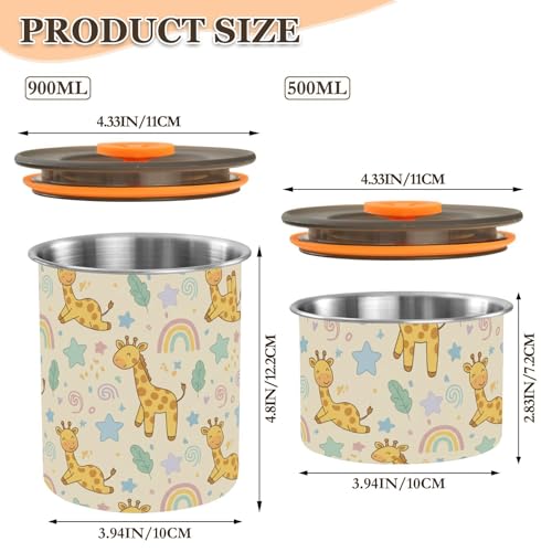 Envase para café inoxidable beige 900ml miniatura 2